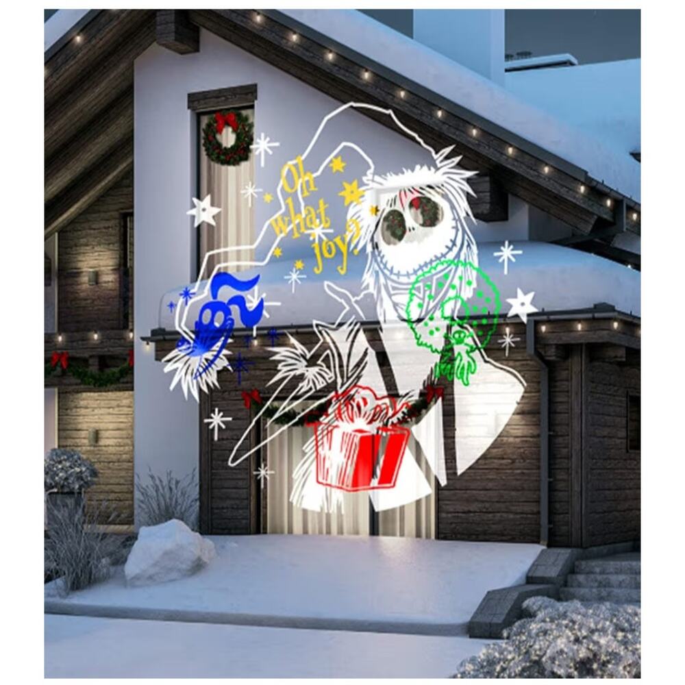 Gemmy Disney Nightmare Before Christmas Jack Skellington Lightshow Projector